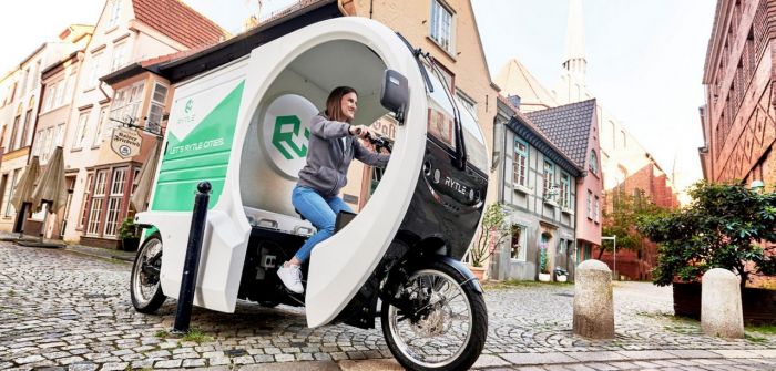 Effizient und komfortabel: Das neue E-Lastenrad (Foto: RYTLE)