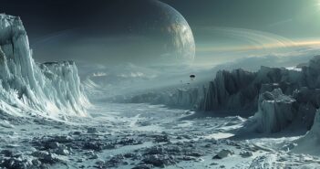 Der geheimnisvolle Uranus-Mond Miranda: Ein faszinierendes Objekt mit einer komplexen geologischen Geschichte, entdeckt durch Voyager 2. (Foto: AdobeStock_835590974 HaiderShah)