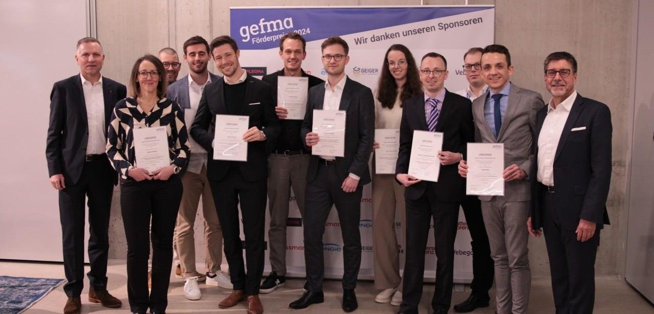 gefma-Förderpreise: Auszeichnung für herausragende Hochschulabschlussarbeiten und (Foto: gefma Deutscher Verband für Facility Management e.V.)