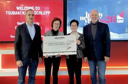 TSUBAKI KABELSCHLEPP verdoppelt Mitarbeiterspende auf 13.800 Euro für (Foto: TSUBAKI KABELSCHLEPP)